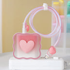 3D Pink Flower iPhone Charger Cover 18W/20W