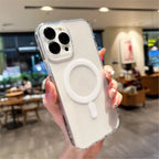 Clear MagSafe Magnetic Case for iPhone 11 12 13 14 15 16 17 Pro Max