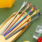 3PCS Stainless Steel Stirring Spoon Set Coffee Tea Dessert Spoons