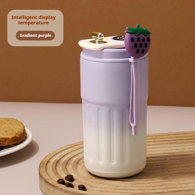 450ml Stainless Steel Thermo Water Bottle LED Temperature Display Mug