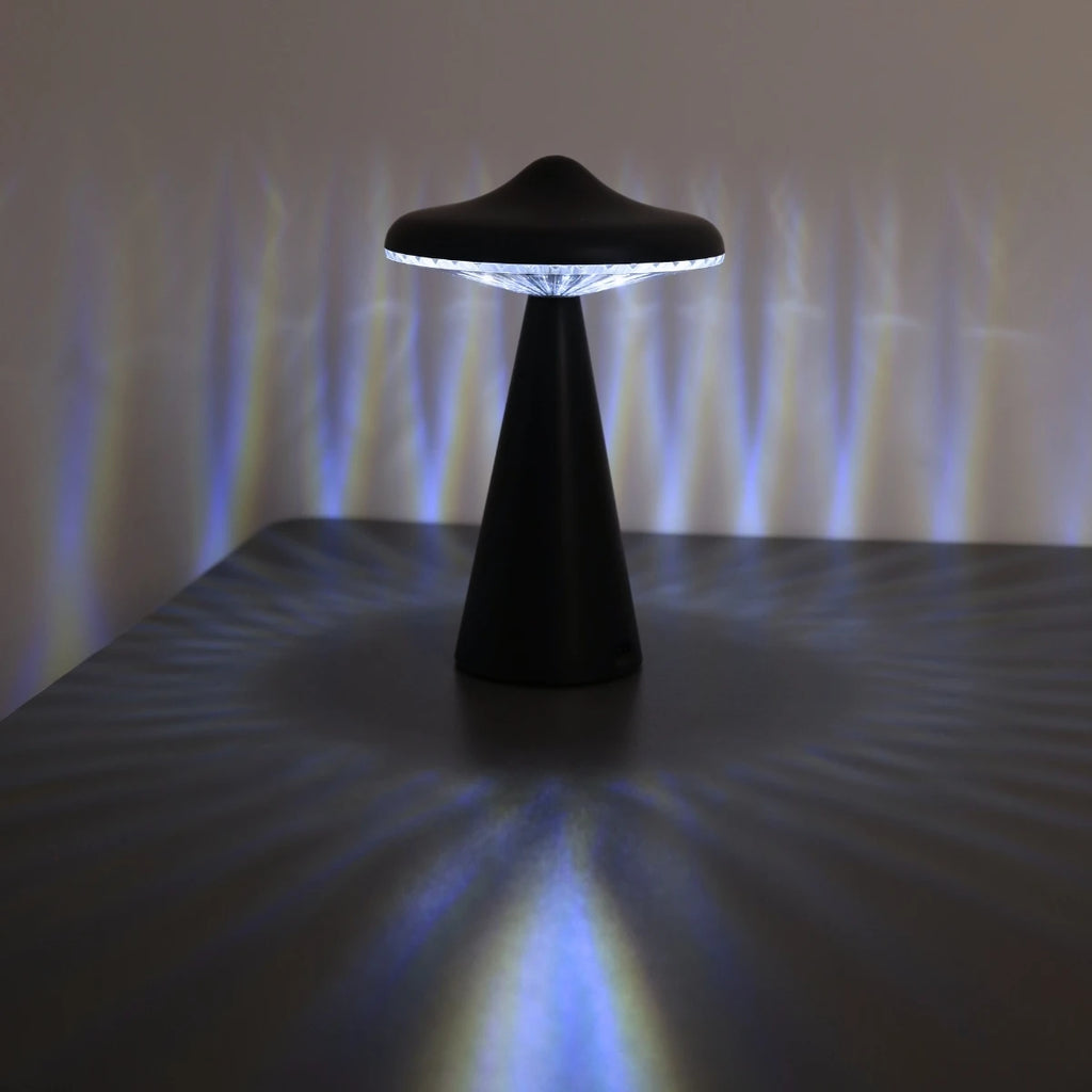 UFO LED Night Light Rechargeable Touch Bedside Lamp