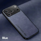 Premium Leather Magnetic Case for iPhone 17 16 15 14 13 Pro Max