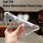 Luxury Soft Matte Case for iPhone 17, 16, 15, 14, 13 Pro Max