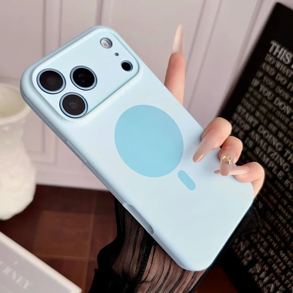 Liquid Silicone iPhone Case - Soft Colour Shockproof Cover