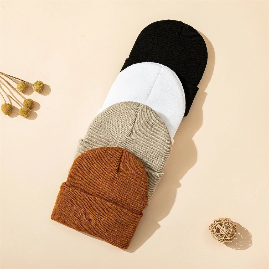 Baby Knitted Winter Hat Soft Warm Newborn Bonnet