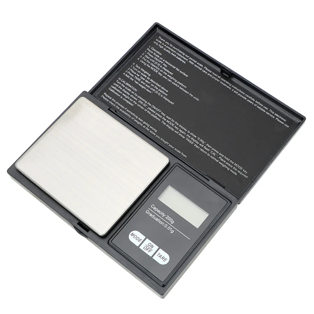200g 0.01g Digital Pocket Scale Precision Gram Scale
