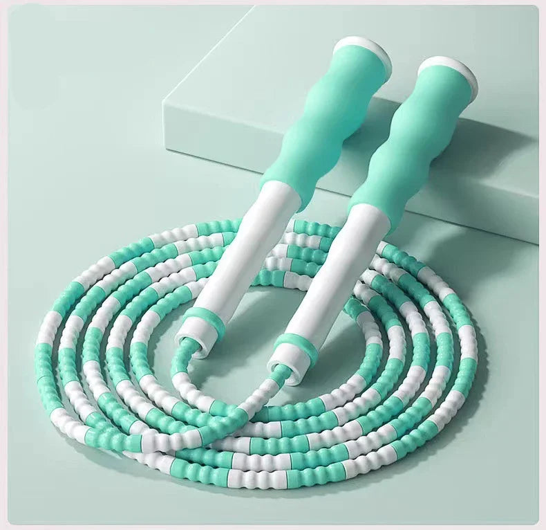 Soft Beaded Skipping Rope 2.8M Tangle-Free Segmented Kids Adults