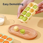 Mini Silicone Ice Cube Tray UK 8 Grid Ice Mold With Lid| Whisky Ice Maker