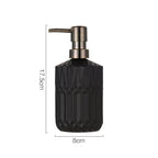 400ML Clear Glass Soap Dispenser Refillable Hand Wash & Sanitizer Bottle