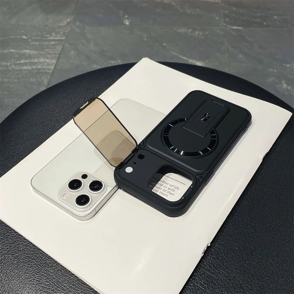Wireless Charging & Invisible Stand Case for iPhone 17 16 15 Pro Max Secondary image
