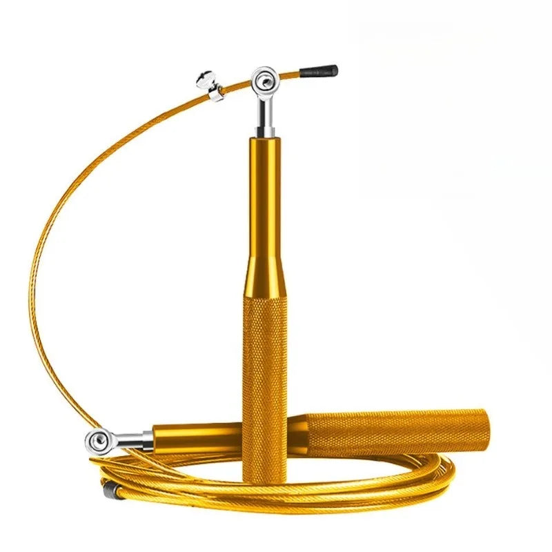 Aluminium Handle Speed Jump Rope Ball Bearing Wire Skipping Fitness