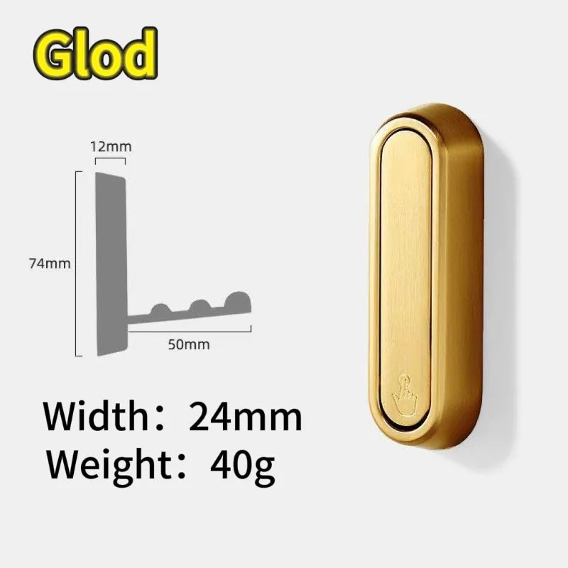 Folding Wall Hook Stainless Steel Towel & Coat Hook Set
