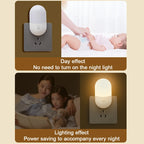 LED Mini Night Light Plug-In Bedside Sleep Lamp