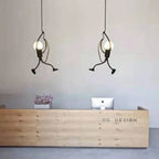 Modern Iron Man Pendant Light for Home & Café Décor