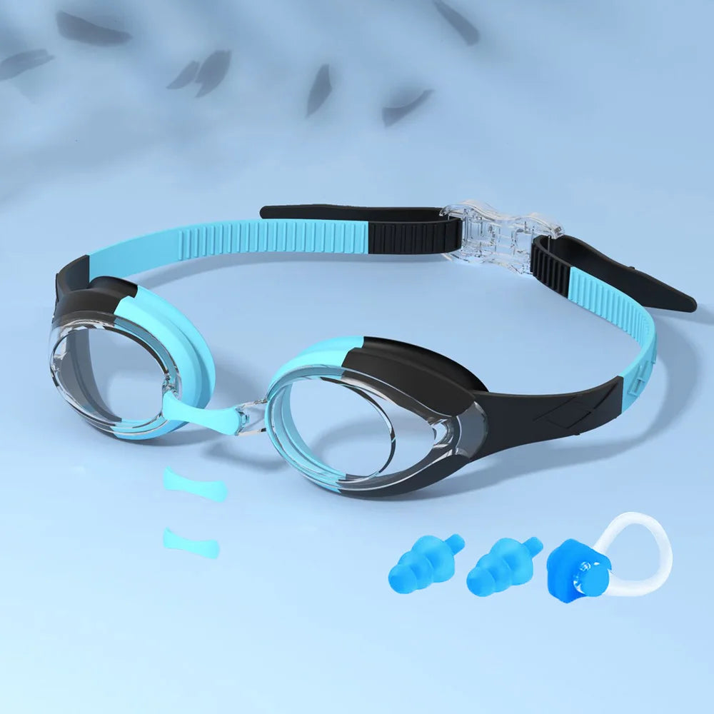 Kids Swimming Goggles Anti-Fog Waterproof Ages 3-14