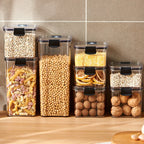 Large Airtight Grain Storage Container Set Kitchen Food Storage Jars