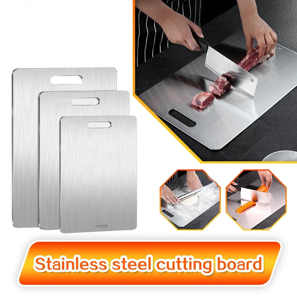 316 Stainless Steel Cutting Board Double-Sided