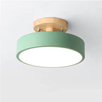 Nordic Wood Ceiling Lamp for Hallway & Bedroom Décor
