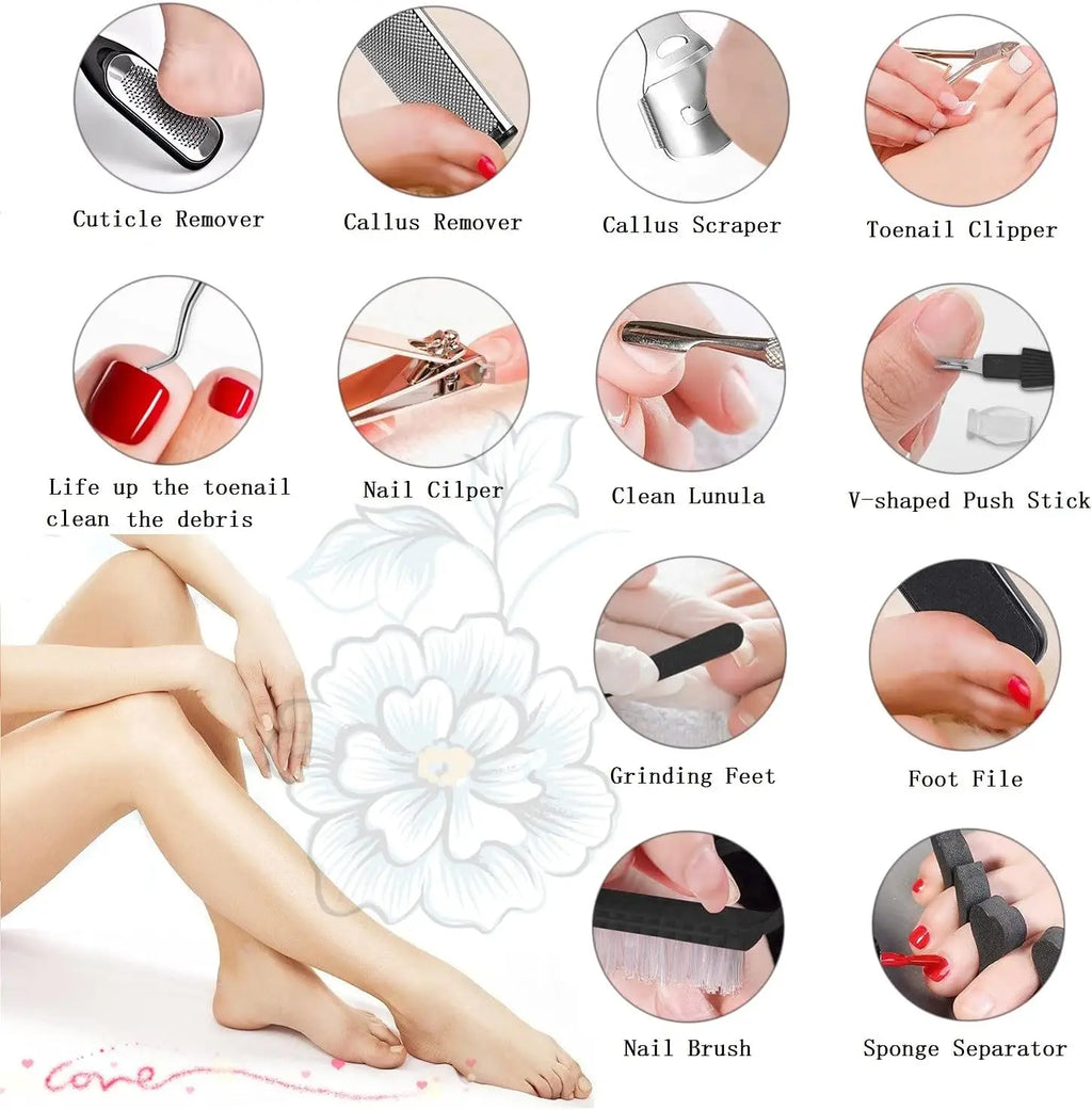 Professional Pedicure Kit Foot Care Set