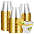 25PCS Disposable Champagne Cups Clear Party Plastic Drinking Cups