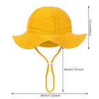 Floral Baby Bucket Hat UK Adjustable Infant Sun Cap