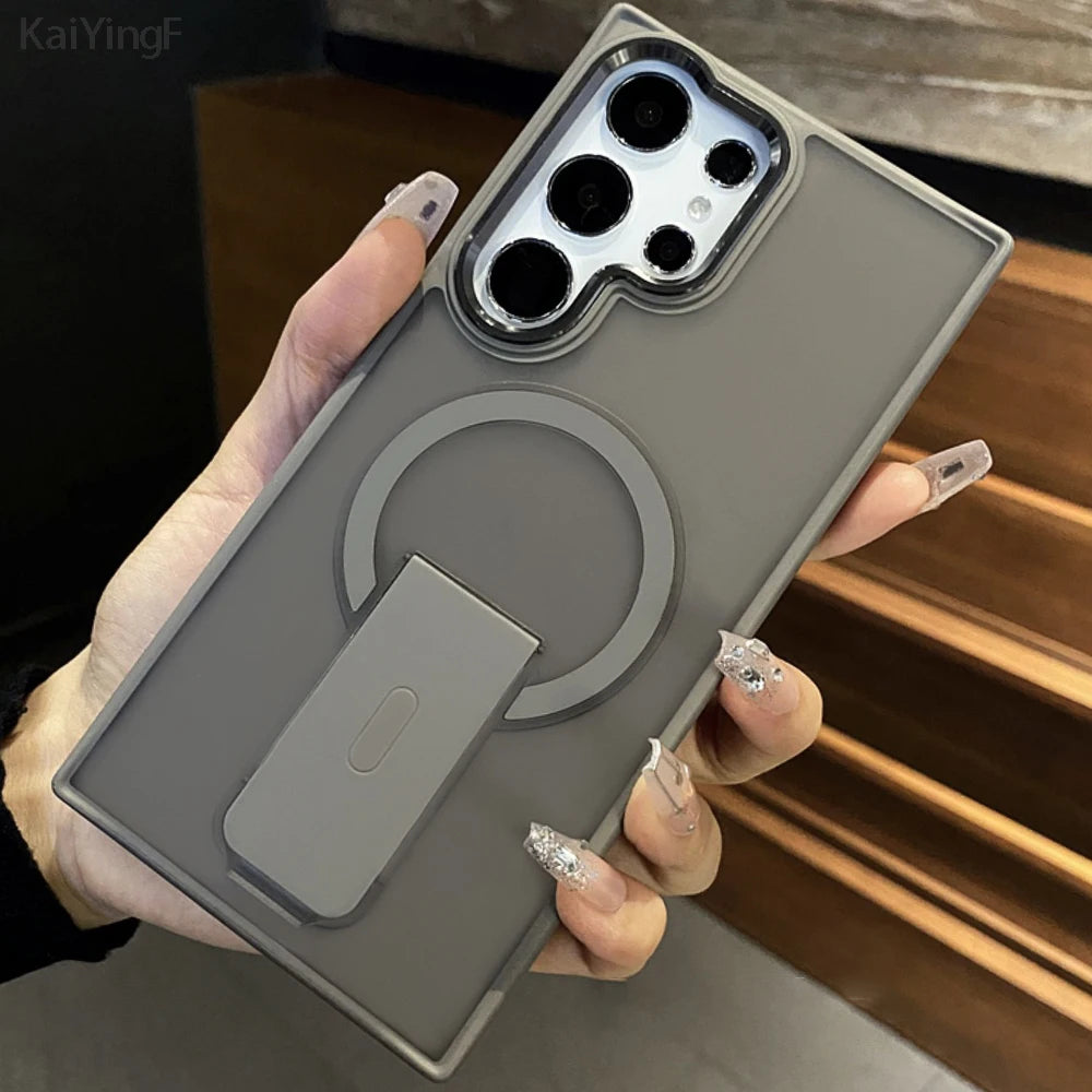 MagSafe Magnetic Stand Case for Samsung Galaxy S23 S24 S25 Ultra