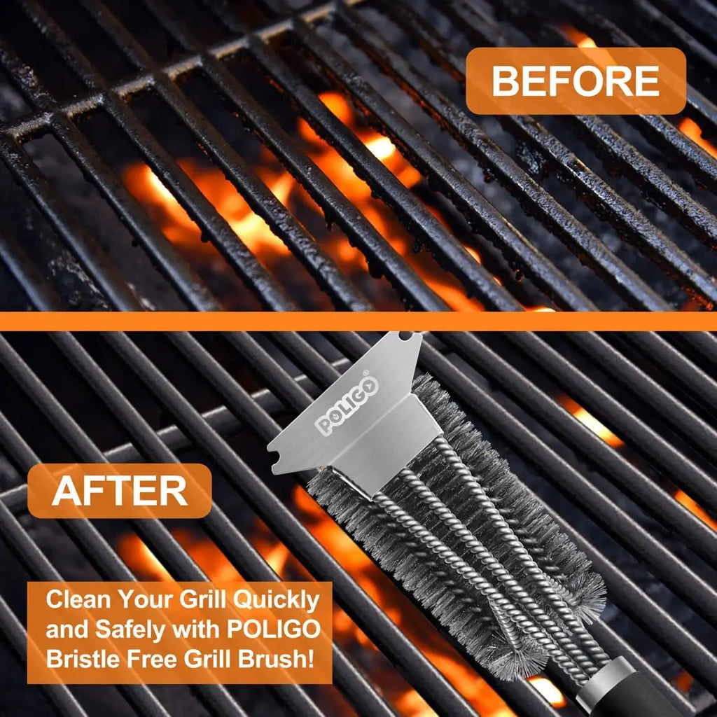 BBQ Grill Brush Stainless Steel Wire Brush