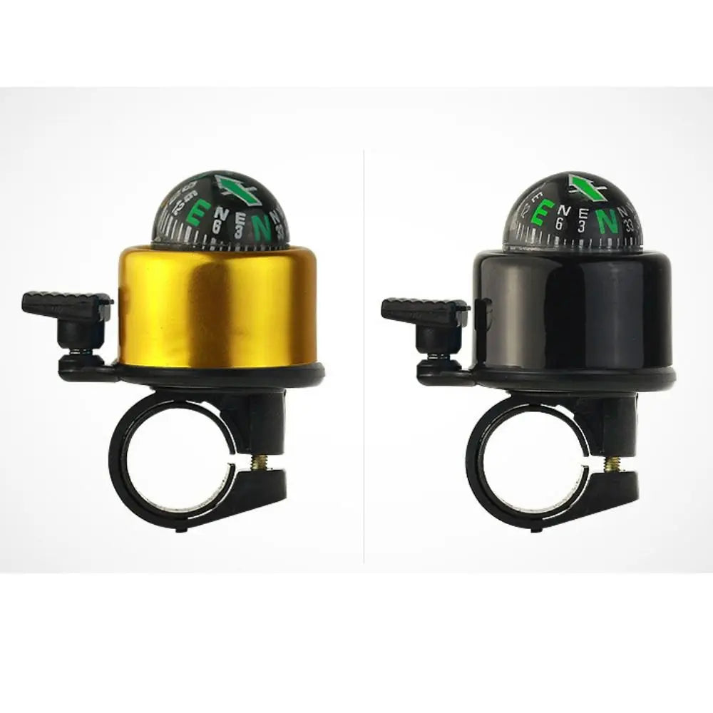 Mini Aluminum Bike Bell with Compass Ultra-Loud Bicycle Handlebar Bell Secondary image