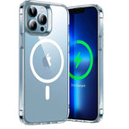 Ultra Slim Clear Magnetic Case for iPhone 16 15 14 13 12 11 Pro Max