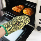 Cartoon Crocodile Oven Mitt – Heat Resistant BBQ & Baking Glove