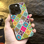 Iridescent Mandala TPU Case for iPhone 17 16 15 14 13 12 Pro Max Cover
