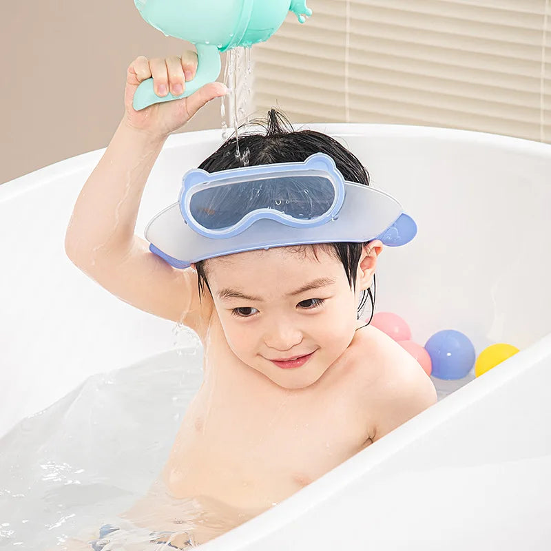 Baby Shower Cap Silicone Waterproof Shampoo Shield Main image