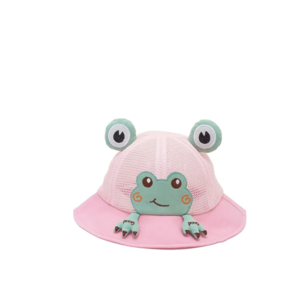 Korean Frog Bucket Hat Baby Sun Protection Summer Cap