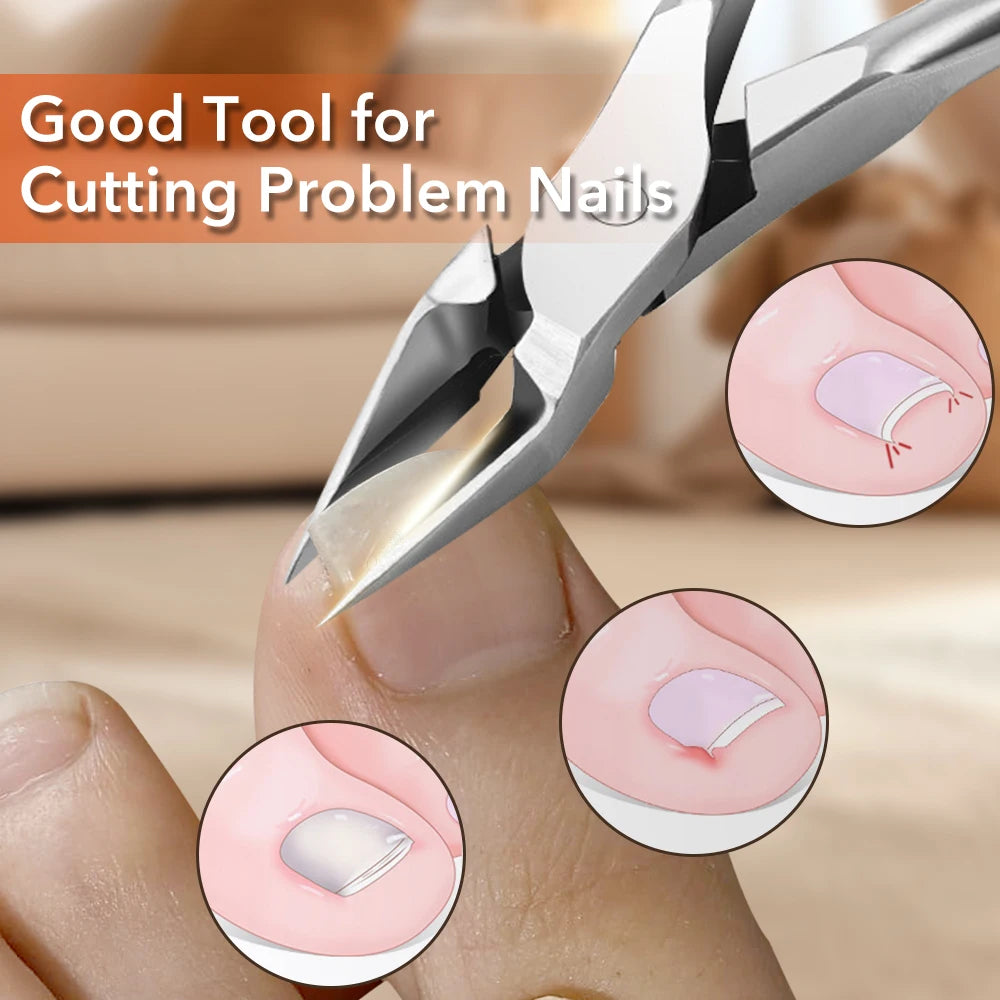Straight Blade Nail Clippers Pedicure Tool