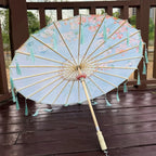 Buy 70cm Chinese Silk Tassel Umbrella