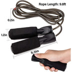 Steel Wire Jump Rope Adjustable Speed Skipping Rope Fitness Workout