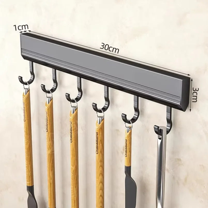 Kitchen Hook Rack Space Saving Organizer
