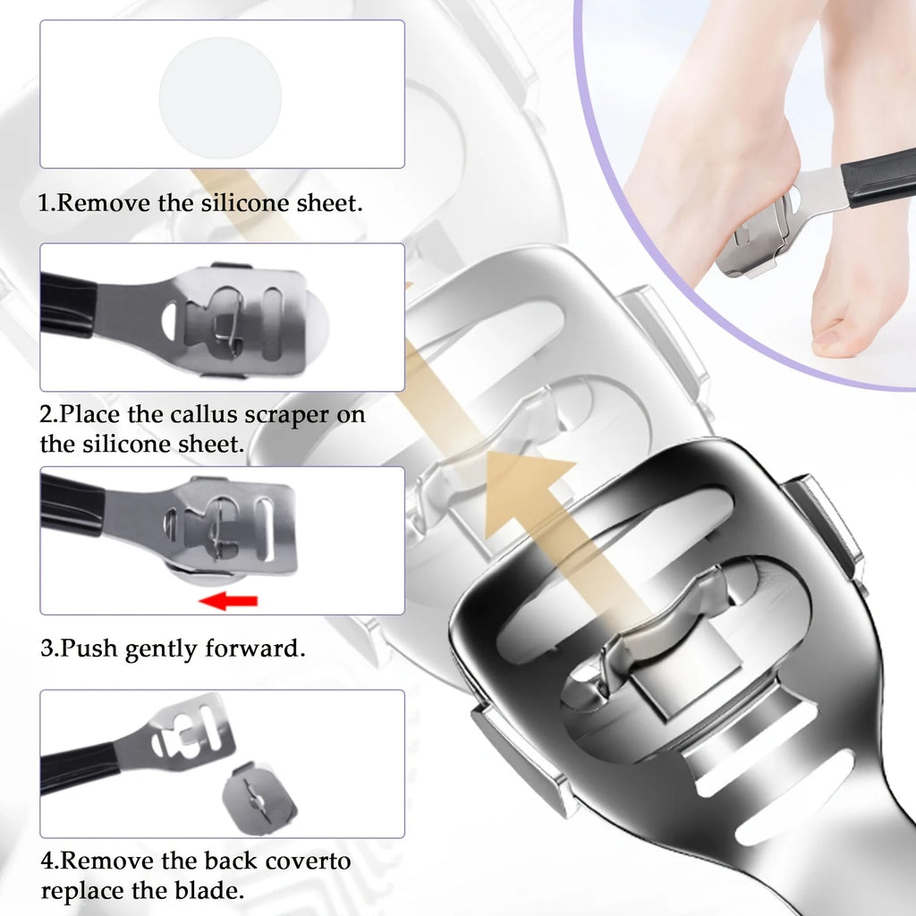 8-in-1 Pedicure Kit Foot Care Tools