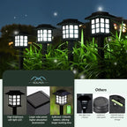 2 Pack Solar Pathway Lights