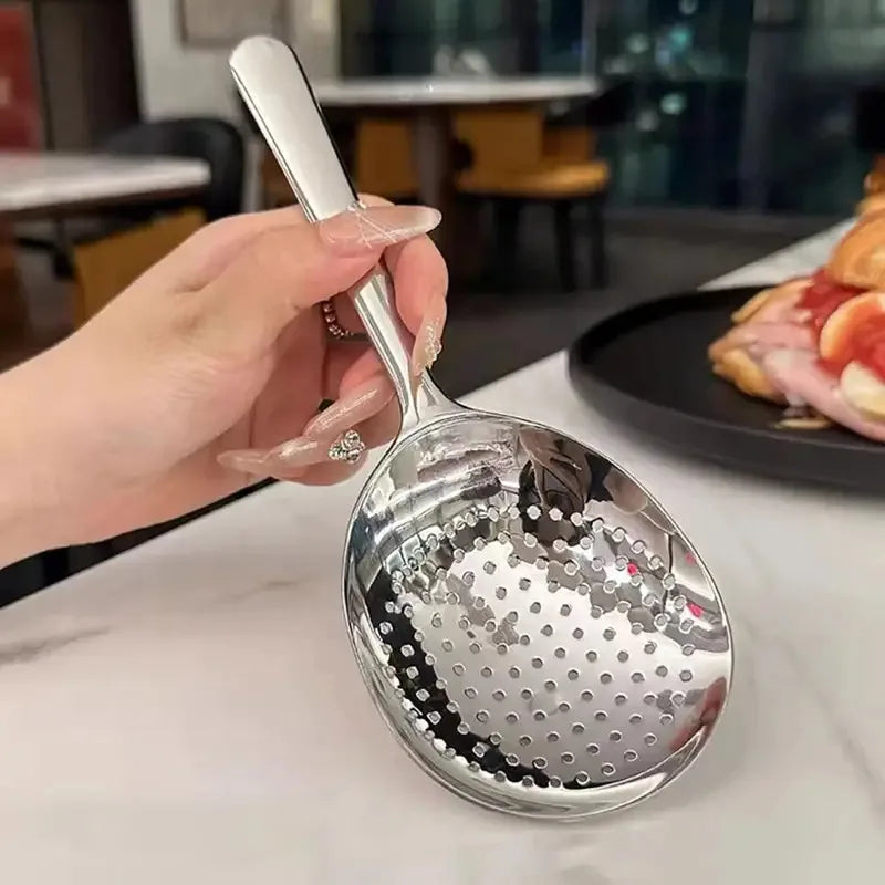 Stainless Steel Soup Ladle Slotted Serving Spoon Secondary image