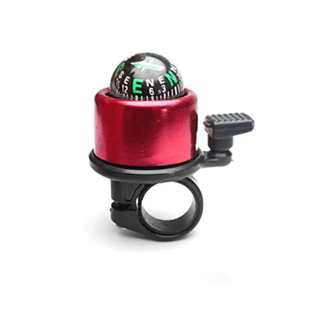 Mini Aluminum Bike Bell with Compass Ultra-Loud Bicycle Handlebar Bell