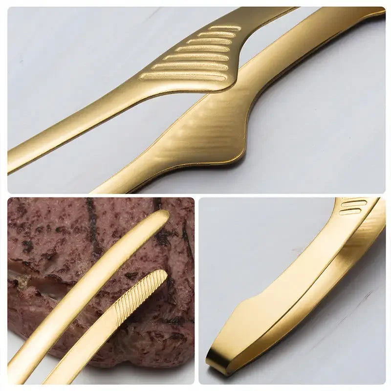 Korean BBQ Tongs UK Stainless Steel Grill Cooking Tools