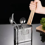 Wall Mounted Chopstick Holder Stainless Steel