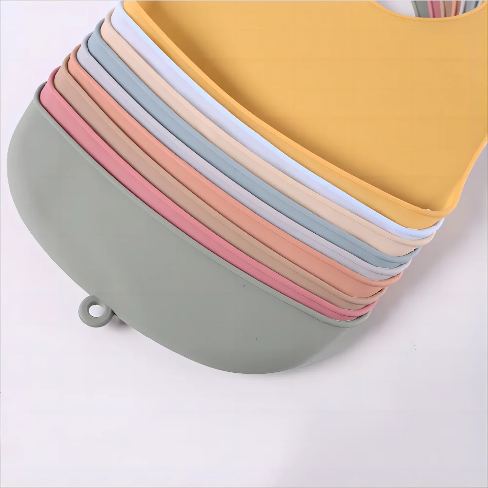 Food Grade Silicone Baby Bibs Waterproof Feeding Bib