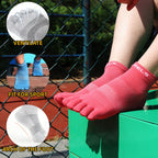 CoolMax Toe Socks Breathable Running Cycling Sweat Wicking Men