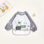 Baby Waterproof Long Sleeve Bib Smock Apron for Toddlers