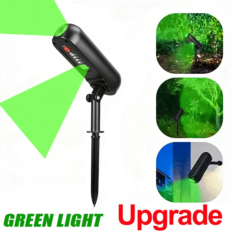 2-in-1 Solar Spotlight & Wall Lamp