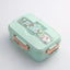 Cute Dinosaur Kids Lunch Box 3 Grid Bento Container for Students