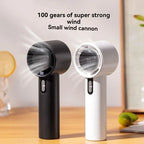 Lenovo 3000mAh Handheld Fan UK 100-Speed USB Rechargeable