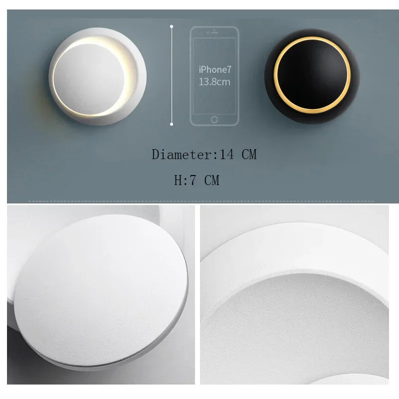 5W Modern Rotatable LED Wall Lamp Sconce Light